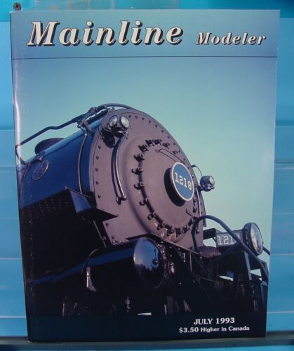 HO,S,N,O SCALE MAINLINE MODELER MAGAZINE JULY 1993 TABLE OF CONTENTS PICTURED