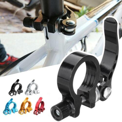 28.6,31.8mm MTB Bike Bicycle Saddle Seat Post Clamp Style Release Quick QR H6D7 