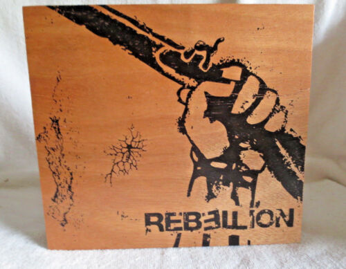 REBELLION BATTALION WOOD CIGAR BOX LIFT OFF LID NICE!!