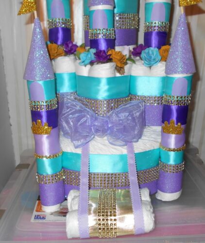 Castle Diaper Cake Princess Prince Diaper Cake Baby Shower Centerpiece Gift