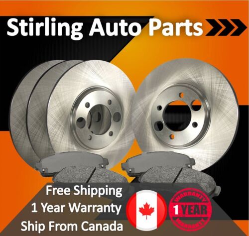 2009 2010 2011 for Mercury Grand Marquis Front /& Rear Brake Rotors and Pads