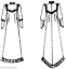 Classic Hawaiian Wedding Dress w//Train sz 8-20 Victoria Jones Sewing Pattern 205