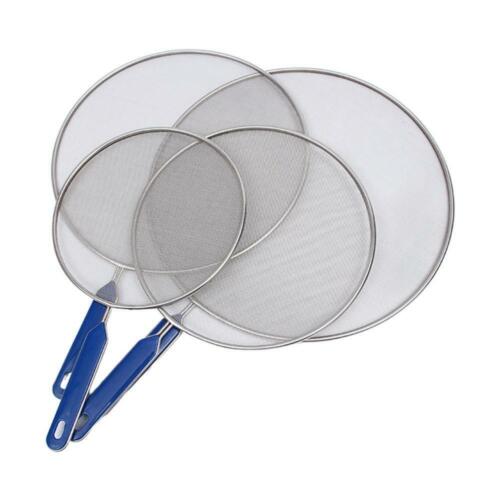 Grease Splatter Screen Guards Mesh Stainless Steel Pan Cooking Cover Skillet Lid 