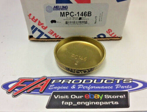 Melling MPC-146B Brass 2/" Engine Expansion Plugs Deep Cup Freeze Out Plugs
