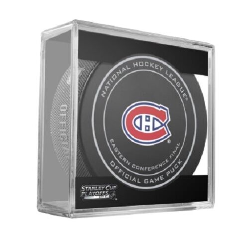 GAME PUCK #2L/_LAST1 2014 FINALS EAST MONTREAL CANADIENS STANLEY CUP PLAYOFFS