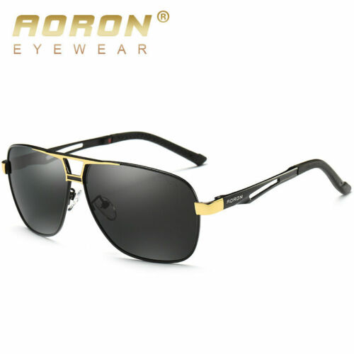 Mens Polarized Photochromic Sunglasses UV400 Pilot Sport Driving Outdoor Glasses 