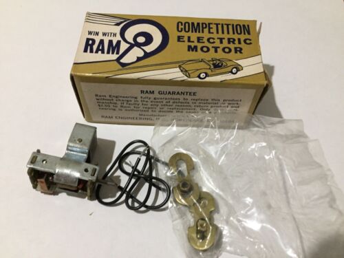 RAM DC 283 Motor sidewinder Original Slot Car 9 Volt 1960s Vintage NOS with Box 