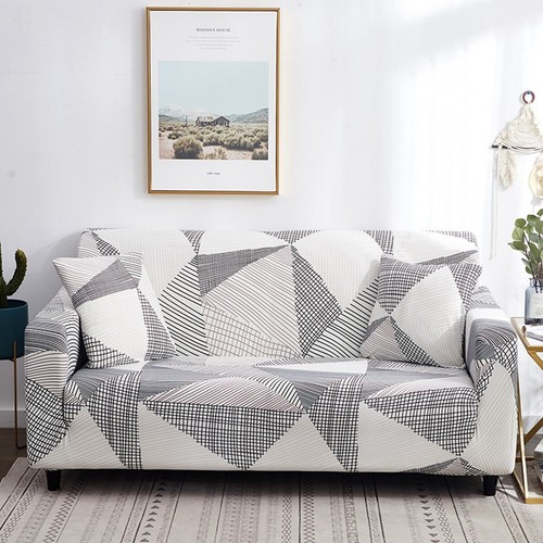 Stretch Sofa Cover 1234 Polyester Elastic Tight Wrap Slipcover Couch Protector