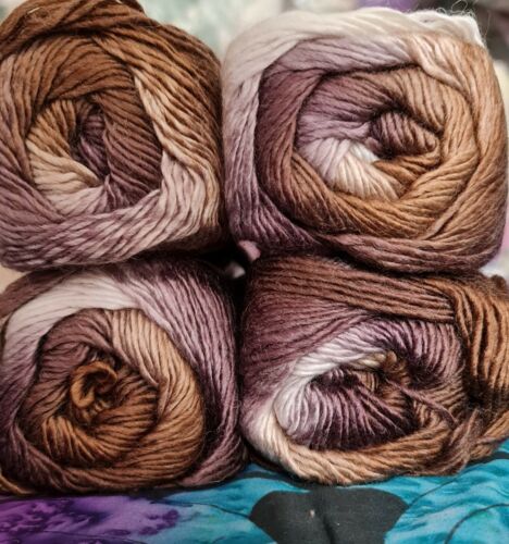 SOFT balls wool acrylic yarn mix 100gm 300m 5ply knitting crochet gradient knits 