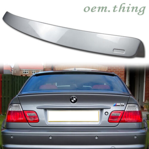 STOCK USA PAINTED BMW E46 3-SERIES 2D COUPE A TYPE REAR ROOF SPOILER #354