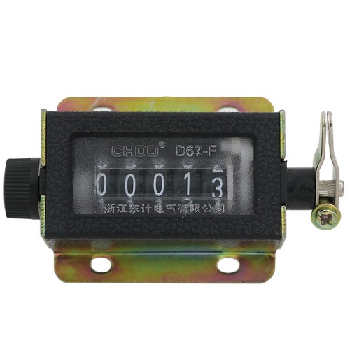 Contatore 0 ~ 99999 D67-F Meccanico Nuovo 5 cifre Tally Mano manuale Clic