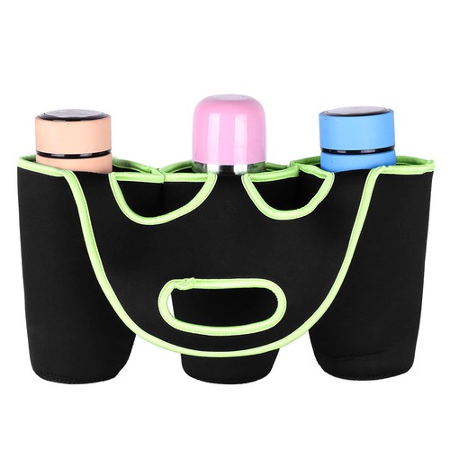 1P Insulated Bottle Cup Holder Carrier Tote Bag for Carrying Coffee Soft Drink