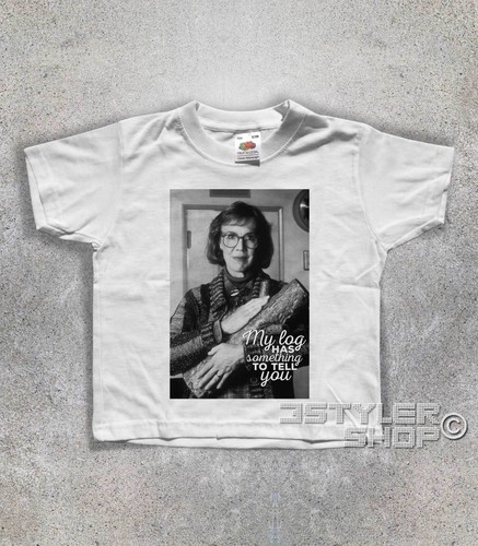 T-Shirt Baby Twin Peaks La Lady with Log Log Lady Laura Palmer Cooper