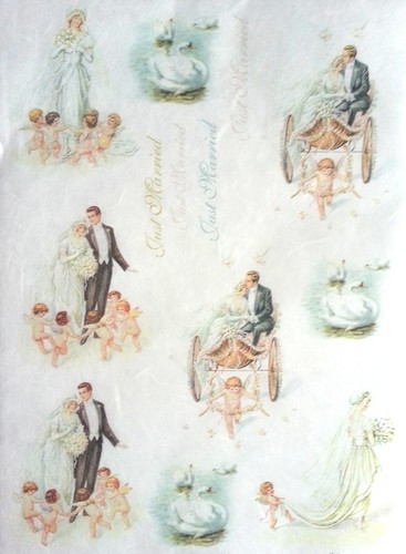 Decopatch Wedding Decoupage Sheets Scrapbooking Rice Decoupage Paper