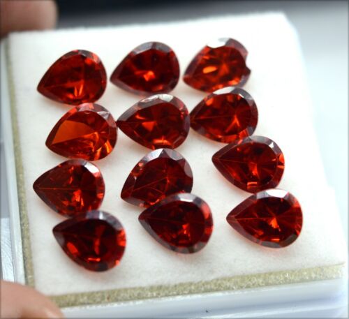 Details about  / Certified Natural Calibrated Garnet 7x5 mm Pear Cut Gemstone