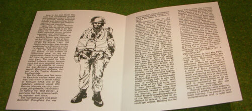 Vintage Action Man 40th manuel notice le Parachute Regiment 