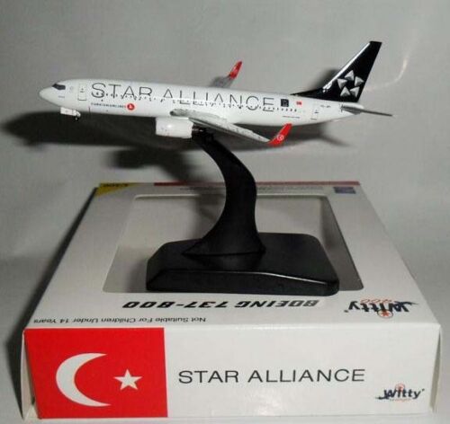 WT4738015 Turkish Star Alliance B737-800 TC-JFI Witty 1:400 diecast model 