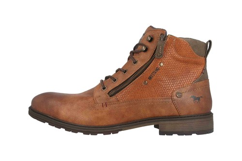 Mustang Shoes Boots in Übergrößen Braun 4140-501-301 große Herrenschuhe
