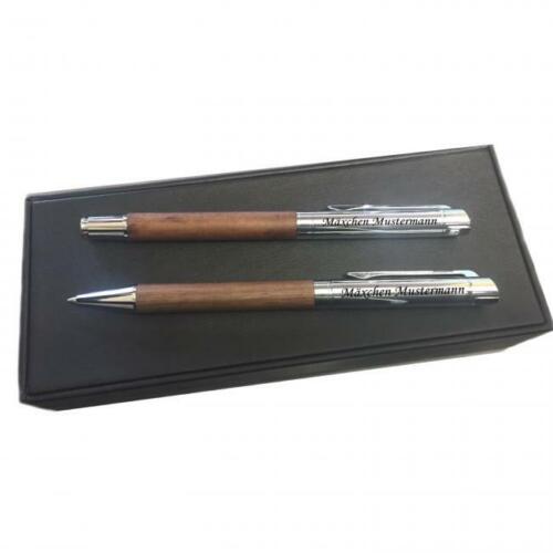 Drehkugelschreiber mit Ihrer Gravur im Geschenketui SENATOR Schreibset Füller