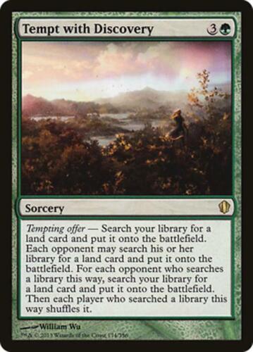 ***4x Tempt with Discovery*** MINT Commander 2013 MTG EDH Magic Cards