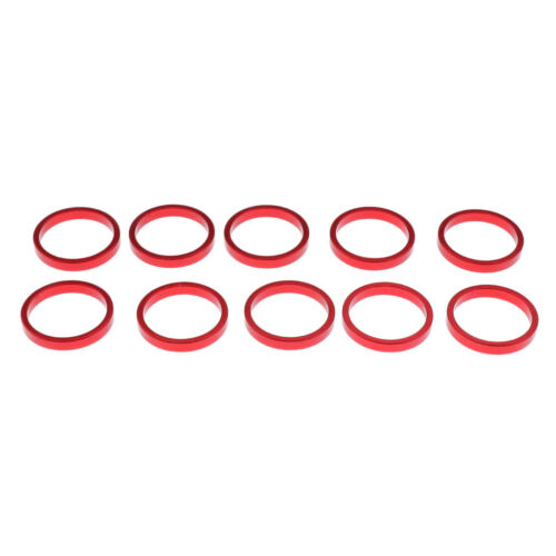 10Pcs Aluminum Alloy Bike Bicycle Headset Washers Front Stem Spacers 28.6mm
