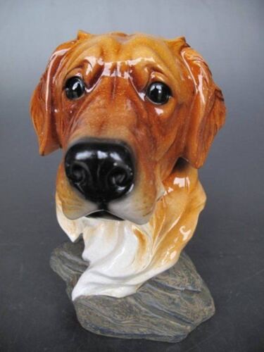 Comical Sculpture Dog Head Statue Great Dog Owners Gift Idea