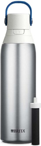1 Count Brita Stainless Steel Water Filter Bottle Stainless Steel 20 Ounce