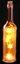 Wedding Table Decor Coloured Glass Bottle w// LED Star Lights Night Light NEW