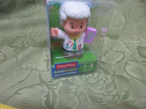 Fisher price little people single Doctor Nathan NIB person man toy DR x-ray fun
