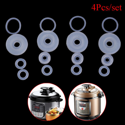 4pcs electrical power pressure cooker valve parts float sealer seal rings safeTS 