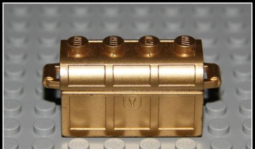 emplacements dans le dos cadeau-NEUF Lego Assemblage Complet Coffre au Trésor avec épais Charnière 
