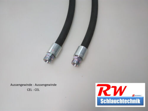 Alfagomma Hydraulikschlauch DN 25 – 2 SC – 28L M36x2,0 IG/AG Premium Qualität 