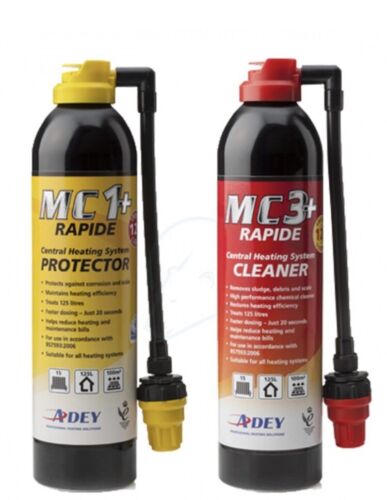 Rapide Duo-Pack ADEY MC1+ Protector and MC3+ Cleaner New Twin Pack Boxed 