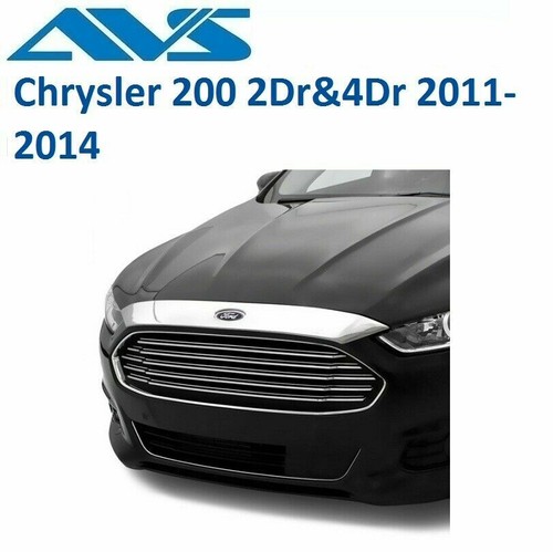 AVS Flush Mount Chrome Hood Protector For Chrysler 200 2Dr/&4Dr 2011-2014 620037