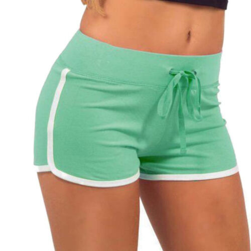 Señora verano playa yoga shorts hotpants brevemente pantalones pantalones de entrenamiento de ejecución pantalones deportivos