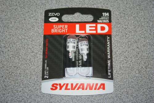 Sylvania ZEVO LED 194 Pair Set LED Lamps Bulbs 168//2825 NEW