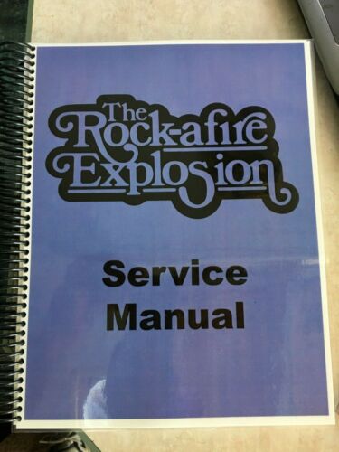 Rock-afire Explosion Service Manual- Brand New!- Autographed and Dedicated