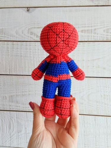spiderman toys gift for baby boy crochet toy Amigurumi Spiderman toys