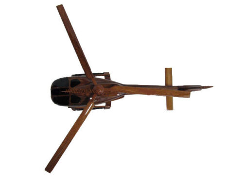 Eurocopter EC130 Airbus Helicopters H130 Police EMS Helicopter Wood Wooden Model