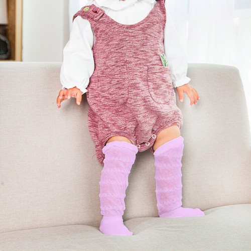 Baby Toddlers Girls Knee High Socks Tights Leg Warmer Stockings For Age 0-3 CVD