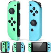 2er set für Joy-Con Wireless Game Controller für Nintendo Switch - Blau+Grün New