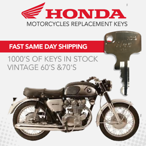 Honda motorcycle Replacement Keys A00-A99 B00-B99 C00-C99 D00-D99 Key to code