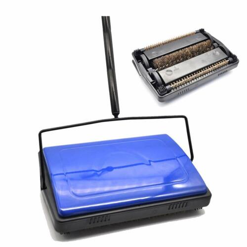 Ez Spares Quiet Carpet Sweeper Floor Sweeper With Horsehair Roto Brush Strong 