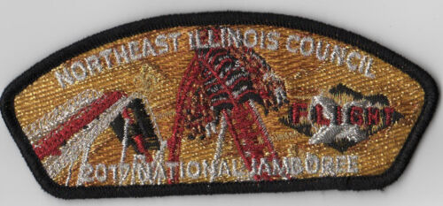 NJ755 2017 National Scout Jamboree Northeast Illinois Council Blk MYL JSP 