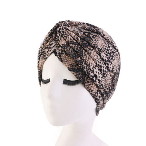 Floral Print Muslim Cotton Folding Stretch Turban Bandanas Headwrap Chemo Cap H1