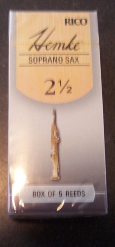 5-pack Brand New Rico Frederick Hemke soprano sax saxophone reeds strength 2.5