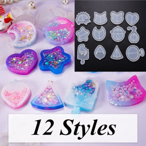 Tools Cat Pendant Crystal Silicone Mold Jewelry Making UV Epoxy Resin Mould 