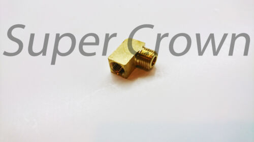 Brass Machined Elbow Right Angle Adapter Coupler Connector Female-Male Ф4mm
