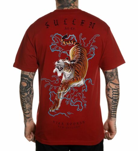 Sullen Nick Noonan Tiger Waves Tattoos Artist Urban Ink Animals T Shirt SCM2905