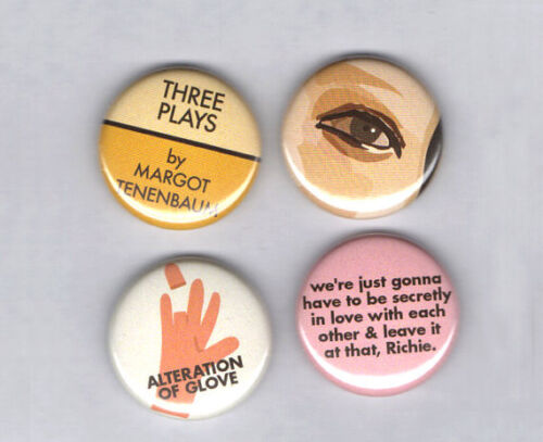 -The Royal Tenenbaums Wes Anderson Gwyneth Paltrow Margot Tenenbaum Badge Set